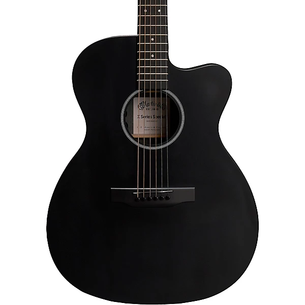 X Series Special 000C X1E HPL Acoustic Electric Guitar Black