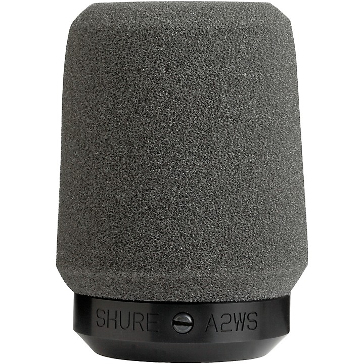 A2WS Locking Foam Windscreen for 545 Series and SM57 Grey