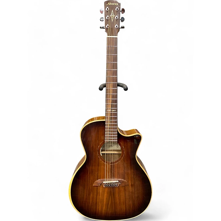 Used Alvarez AGW77CEAR Natural Acoustic Electric Guitar