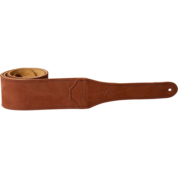 Gemstone Guitar Strap Sanded Suede Brown 25 in