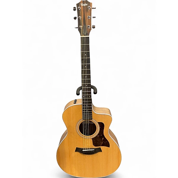 Used Taylor 214CE Natural Acoustic Electric Guitar