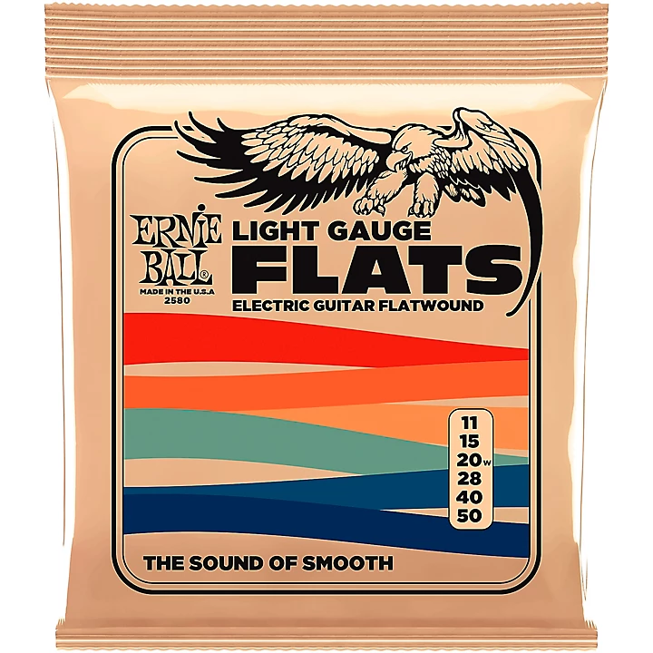 P02580 Light Flatwound Electric Guitar Strings