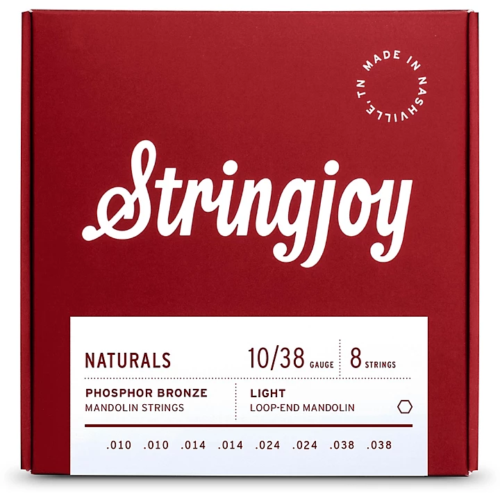 Naturals Phosphor Bronze 10 38 Mandolin Strings