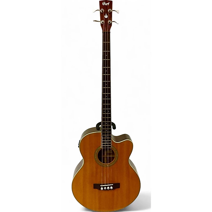 Used Cort SJB6FX Natural Acoustic Bass Guitar