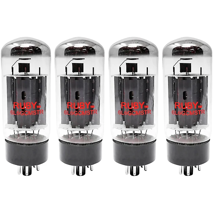 Ruby 6L6GCSMTR Power Vacuum Tube Matched Quad