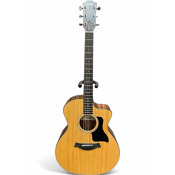 Used Taylor 214CE PLUS Natural Acoustic Electric Guitar