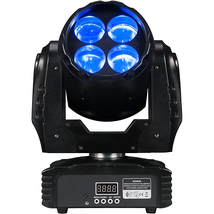 Stealth Craze Moving Head Mini Beam Light with Color Wheels Black