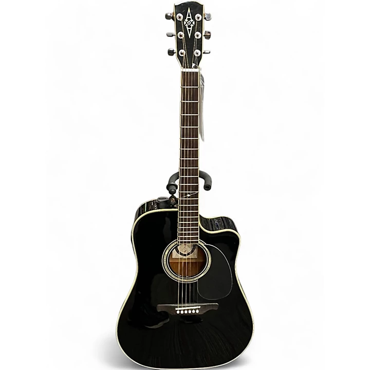 Used Alvarez AF60Cbk Black Acoustic Guitar