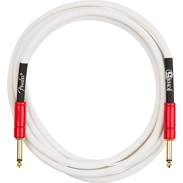 John 5 Straight to Straight Instrument Cable 10 ft White