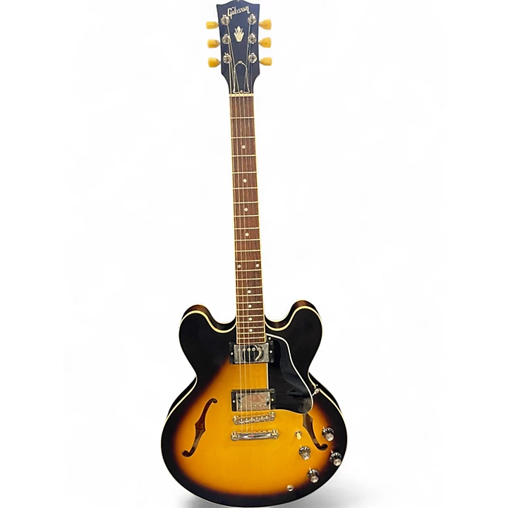 Used Gibson ES355 Faded Vintage Sunburst Hollow Body Electric Guitar