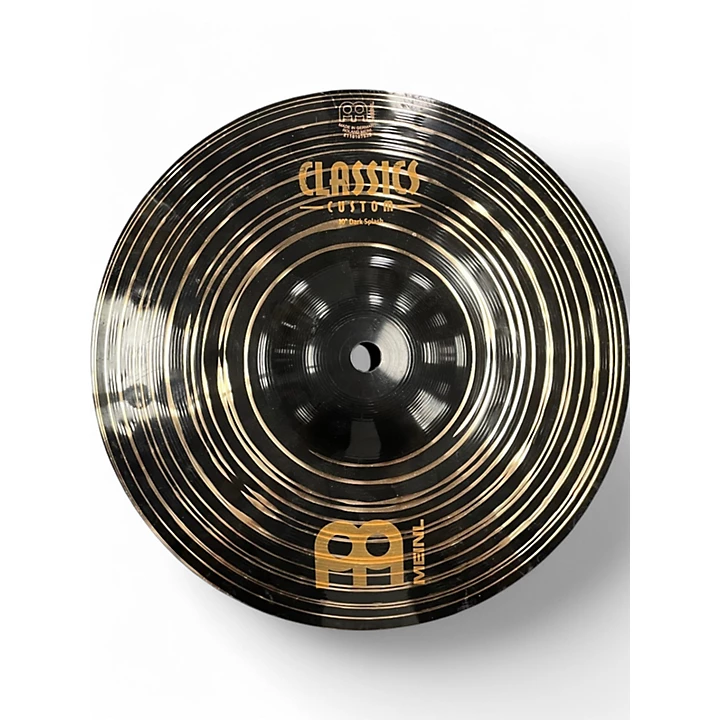 MEINL Used MEINL 10in classics custom dark splash Cymbal