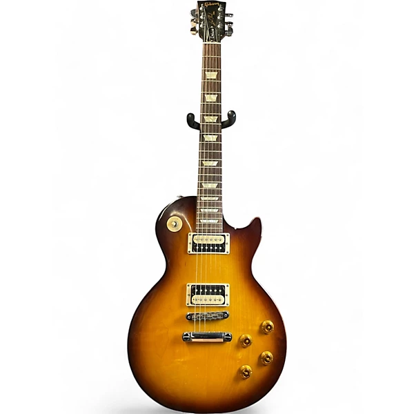 Gibson Used 2010 Gibson Les Paul Deluxe Tobacco Solid Body Electric Guitar.gc