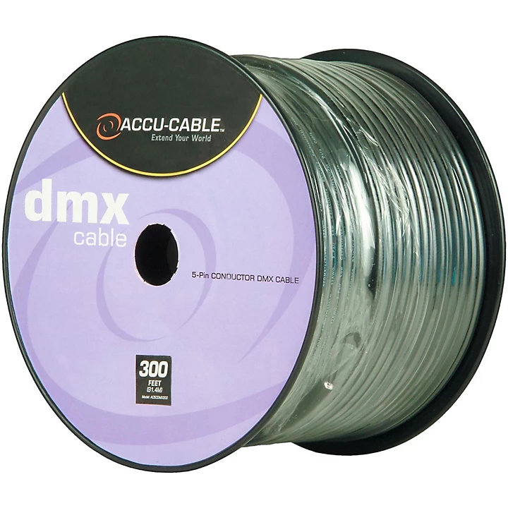 Spool 5 Pin DMX Cable 300 ft
