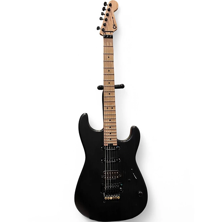 Used Charvel SASSAFRASS Black Solid Body Electric Guitar