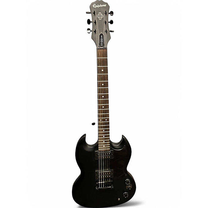 Used Epiphone Goth SG Ltd Black Solid Body Electric Guitar