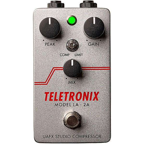 LA 2A Studio Compressor Effects Pedal Silver