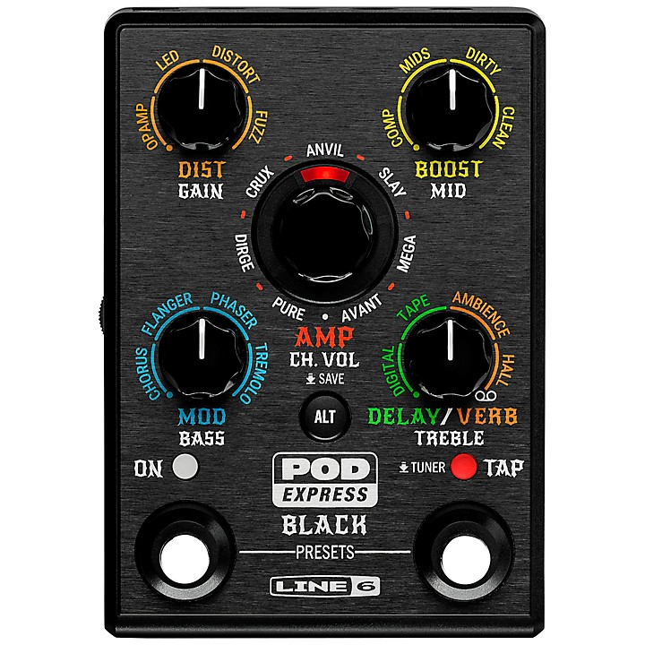 POD Express Black Guitar Effects Pedal