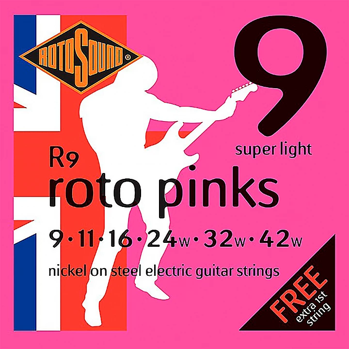 R9 Nickel Super Light Electric Guitar Strings 09 42
