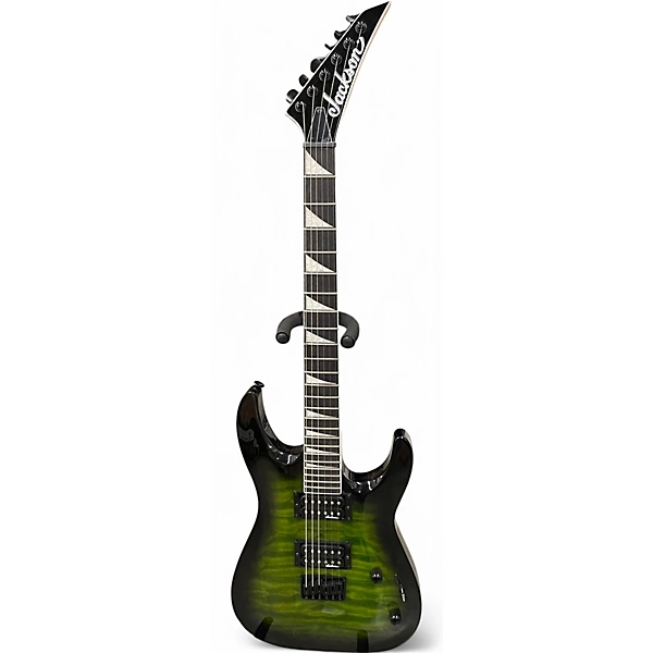 Used Jackson js32q Green Solid Body Electric Guitar