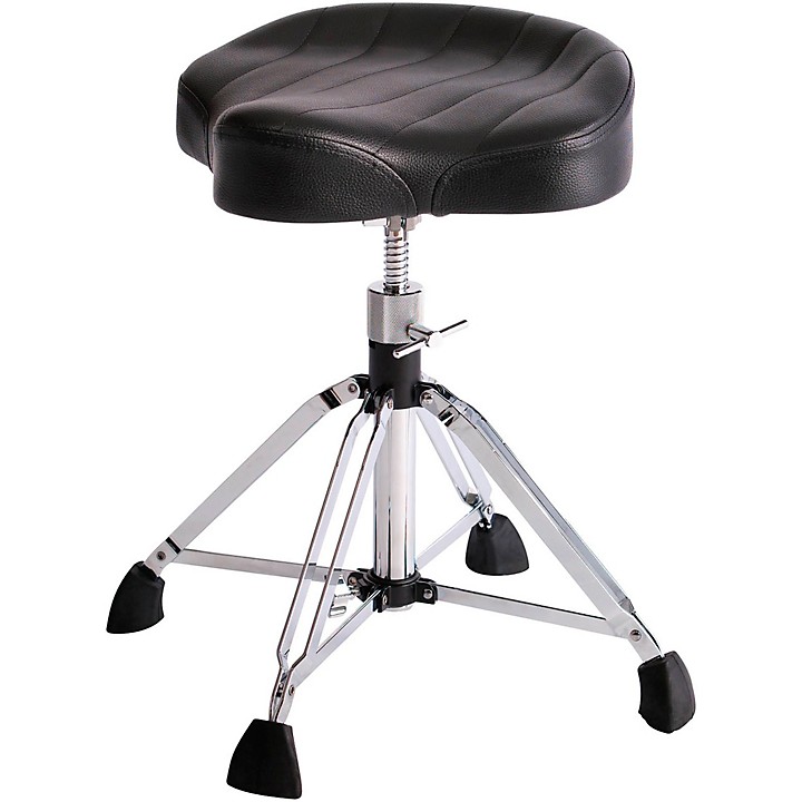 4 Post Oversized Motorcycle Seat Throne Black