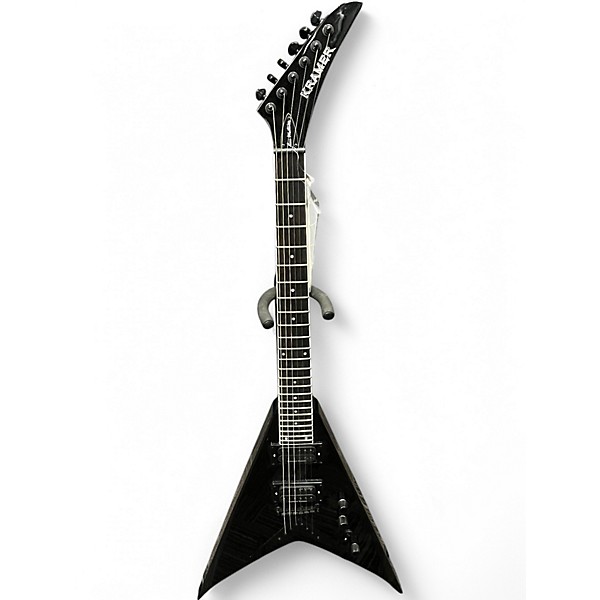 Used Kramer DAVE MUSTAINE VANGARD Black Solid Body Electric Guitar