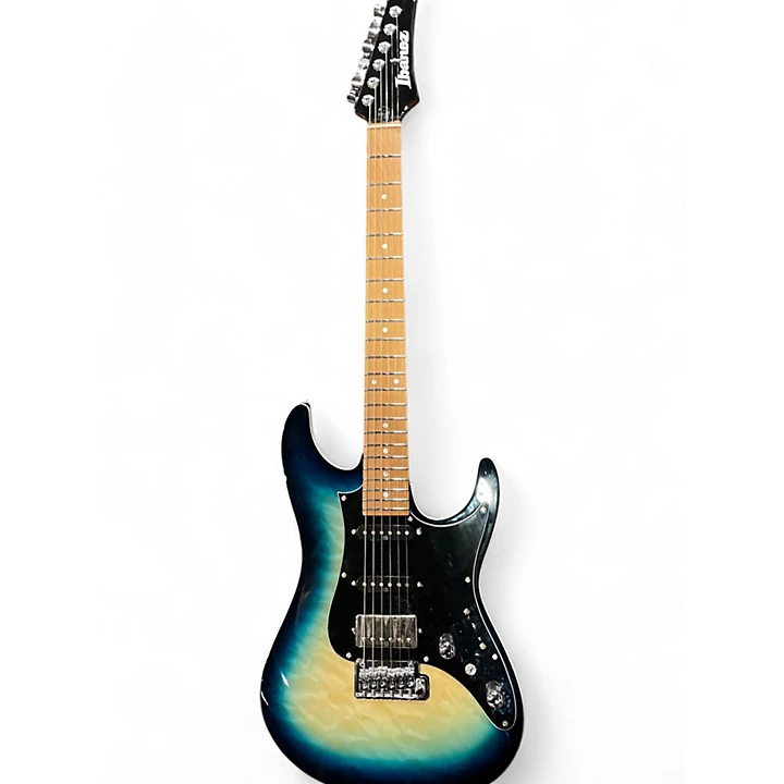 Ibanez Used Ibanez AZ24P1QM Deep ocean blonde Solid Body Electric Guitar.gc