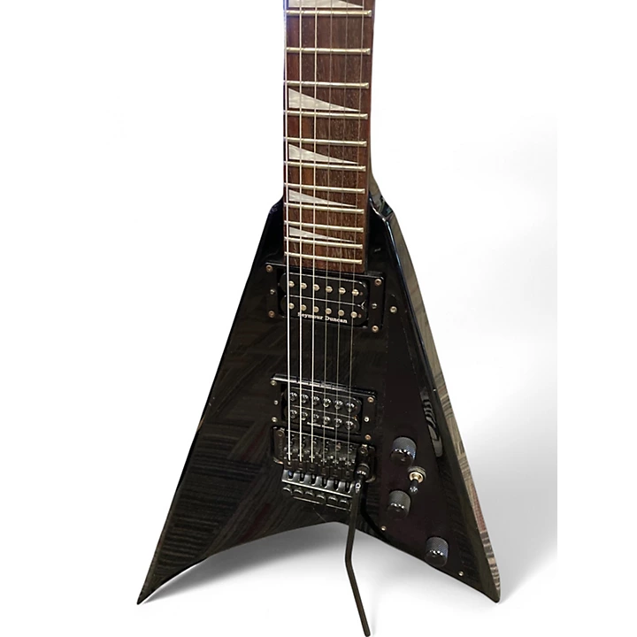 Used 2008 Jackson RR5FR Randy Rhoads Black Solid Body Electric Guitar