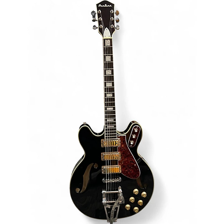 Eastwood Used Eastwood H78 Black Hollow Body Electric Guitar.gc