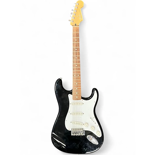 Fender Used Fender STD STRAT Black Solid Body Electric Guitar.gc