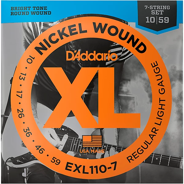 EXL110 7 Lite 7 String Electric Guitar Strings