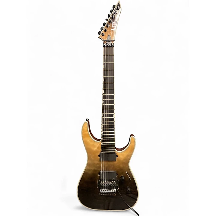 ESP Used ESP LTD MH1007 Black Fade Solid Body Electric Guitar.gc