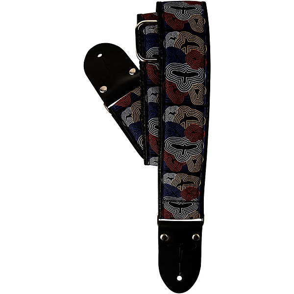Custom Jacquard Deluxe Retro Guitar Strap 2 in