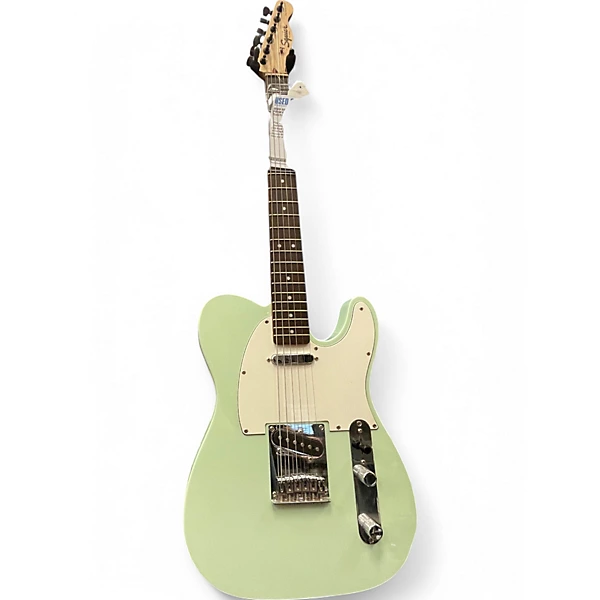 Used Squier Telecaster SEA FOAM GREEN Solid Body Electric Guitar