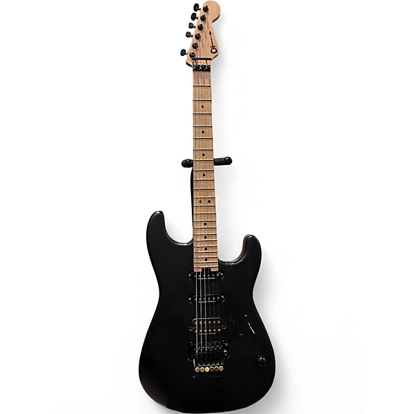 Used Charvel SASSAFRASS Black Solid Body Electric Guitar