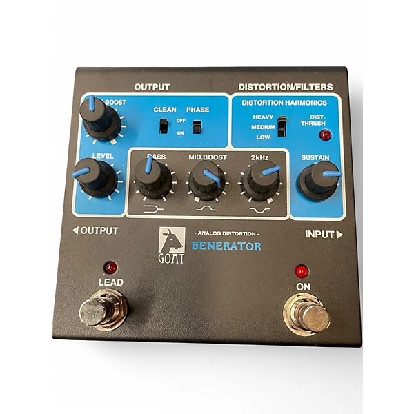 Used Goat Analog Distortion Generator Effect Pedal