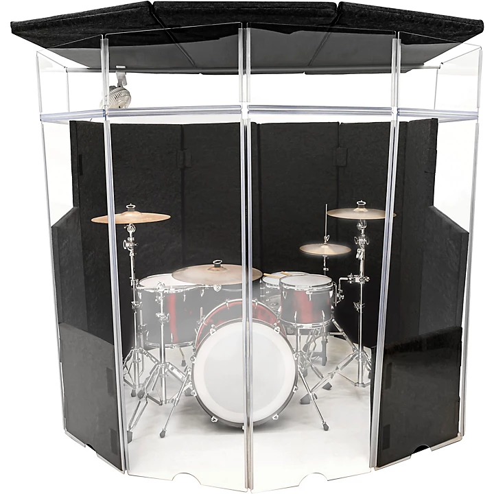 6 Foot Acrylic Isolation Booth and Sound Dampening System