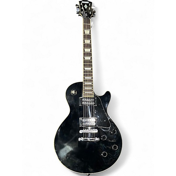 Used Hohner L75 Black Solid Body Electric Guitar