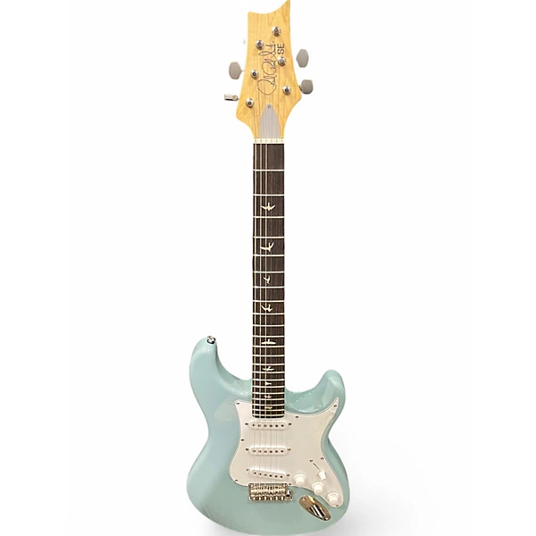 PRS Used PRS SE Silver Sky Blue Solid Body Electric Guitar