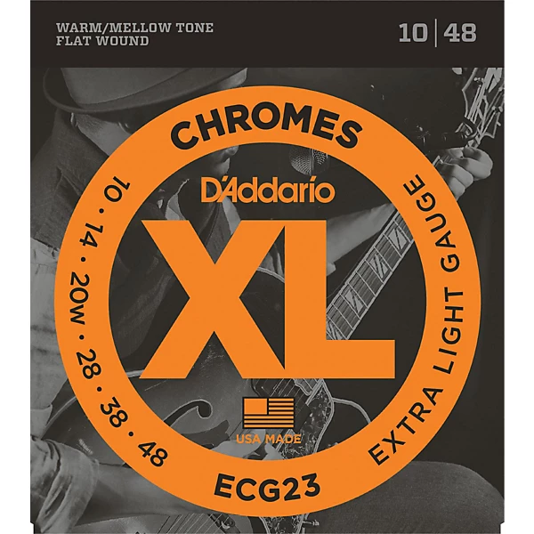 ECG23 Chrome Extra Light Electric Guitar Strings