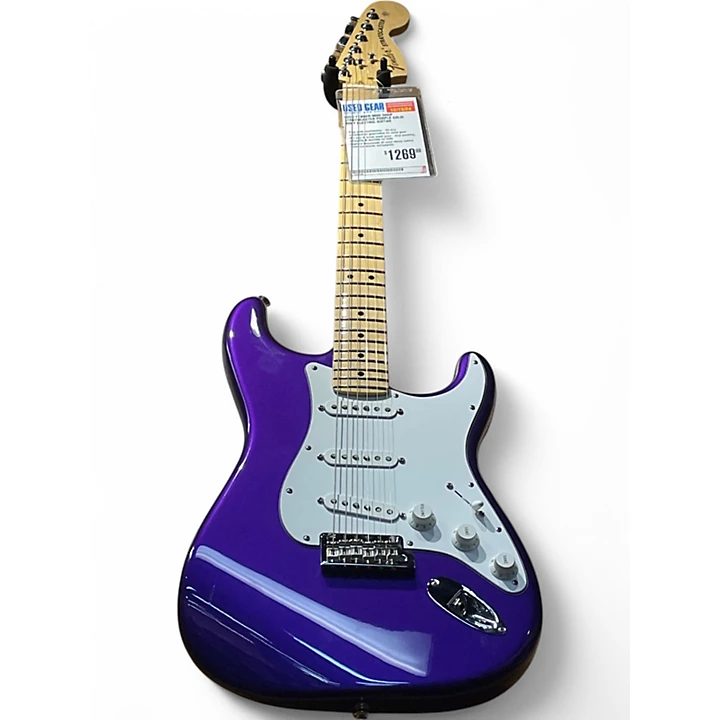 Used 2022 Fender Mod Shop Stratocaster Purple Solid Body Electric Guitar
