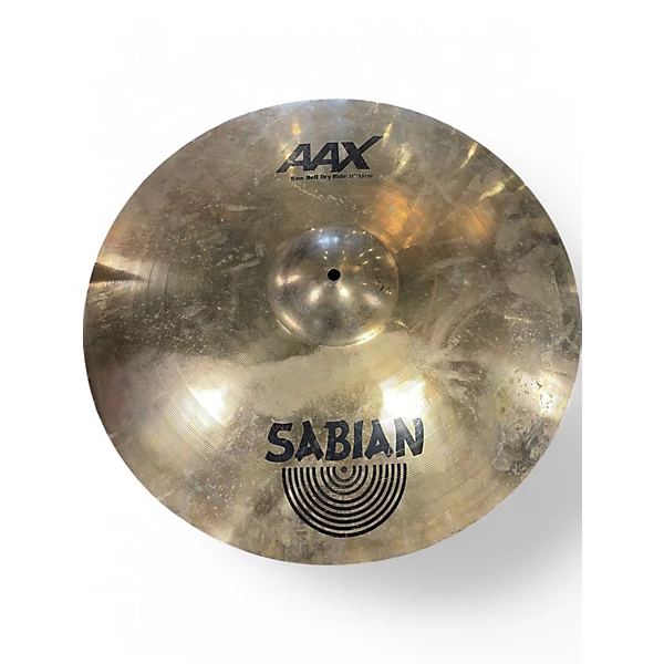 Sabian Used Sabian 21in AAX Raw Bell Dry Ride Cymbal