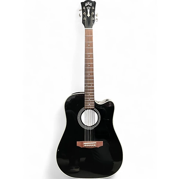 Guild Used Guild D140CE Black Acoustic Guitar.gc