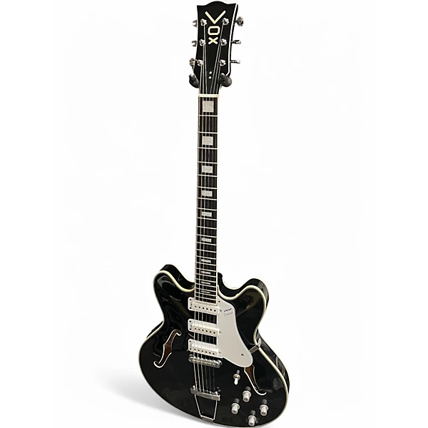 Used VOX Bobcat S66 Black Hollow Body Electric Guitar