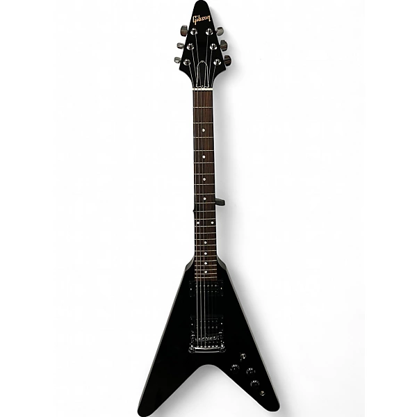 Used Gibson Flying V Black Solid Body Electric Guitar