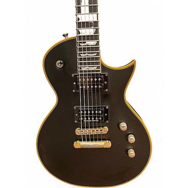 Used ESP LTD EC1000 Deluxe BLACK Solid Body Electric Guitar