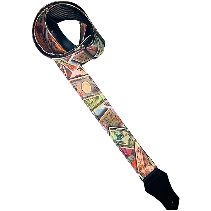 Good Vibes Money Talks Guitar Strap 2 in