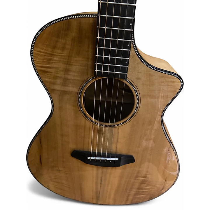 Used Breedlove Oregon Concert CE Natural Acoustic Electric Guitar