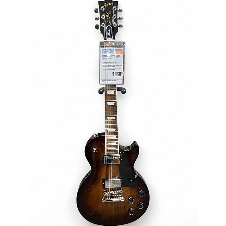 Used Gibson Les Paul Studio 2 Color Sunburst Solid Body Electric Guitar