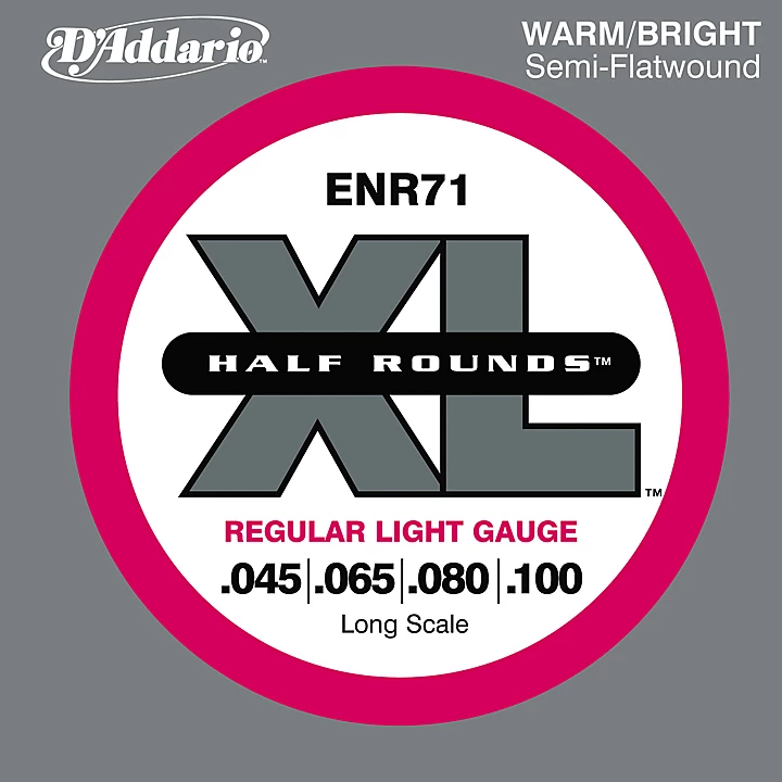 ENR71 Half Rounds Light Bass Strings