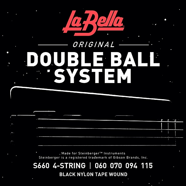 S660 Double Ball System Tape Wound Bass Strings Light 60